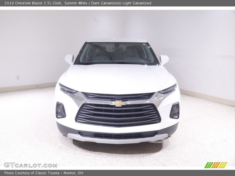 Summit White / Dark Galvanized/­Light Galvanized 2019 Chevrolet Blazer 2.5L Cloth