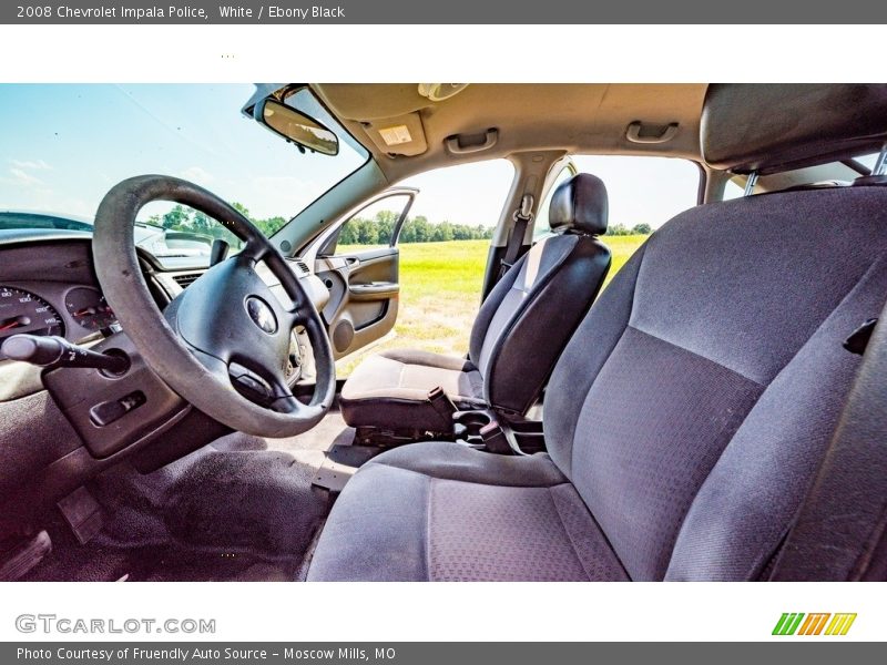 Front Seat of 2008 Impala Police