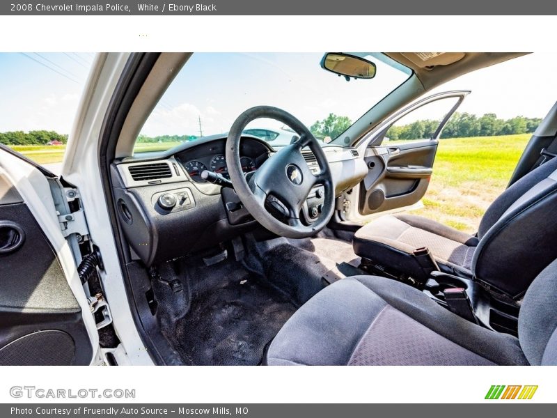  2008 Impala Police Ebony Black Interior