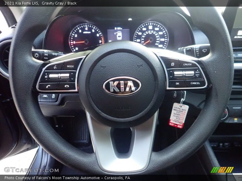 Gravity Gray / Black 2021 Kia Forte LXS