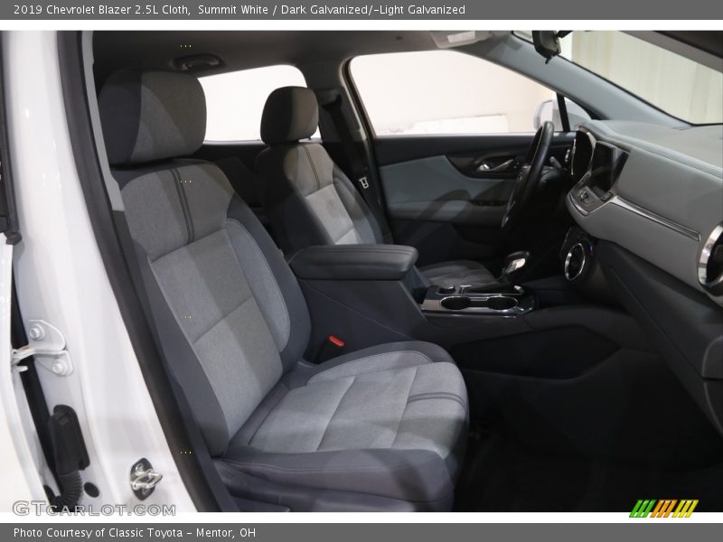 Summit White / Dark Galvanized/­Light Galvanized 2019 Chevrolet Blazer 2.5L Cloth