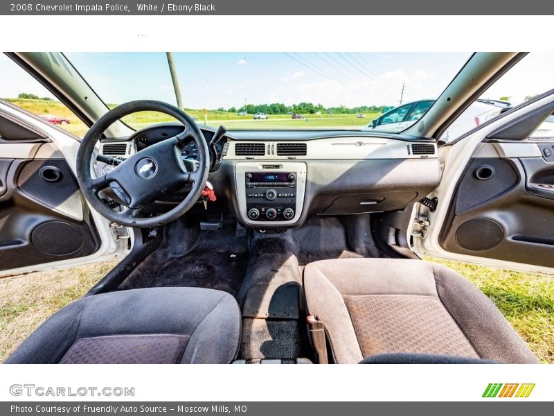 White / Ebony Black 2008 Chevrolet Impala Police