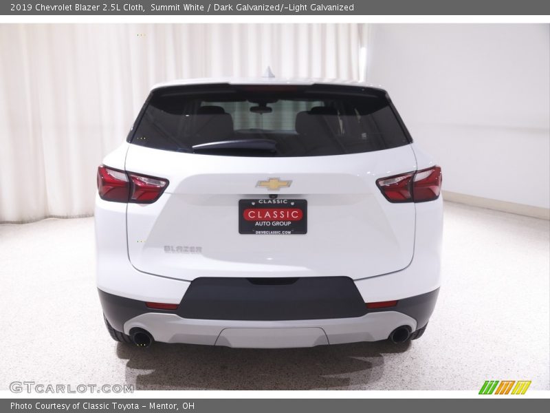 Summit White / Dark Galvanized/­Light Galvanized 2019 Chevrolet Blazer 2.5L Cloth