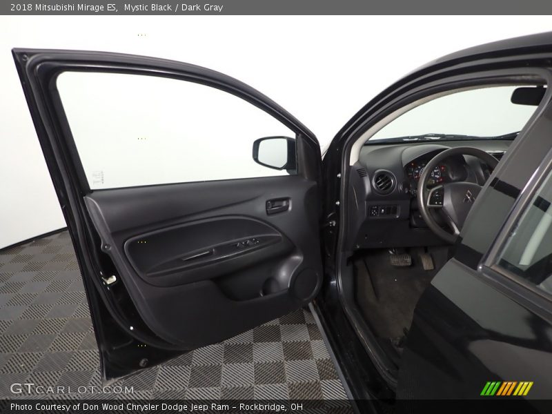 Mystic Black / Dark Gray 2018 Mitsubishi Mirage ES