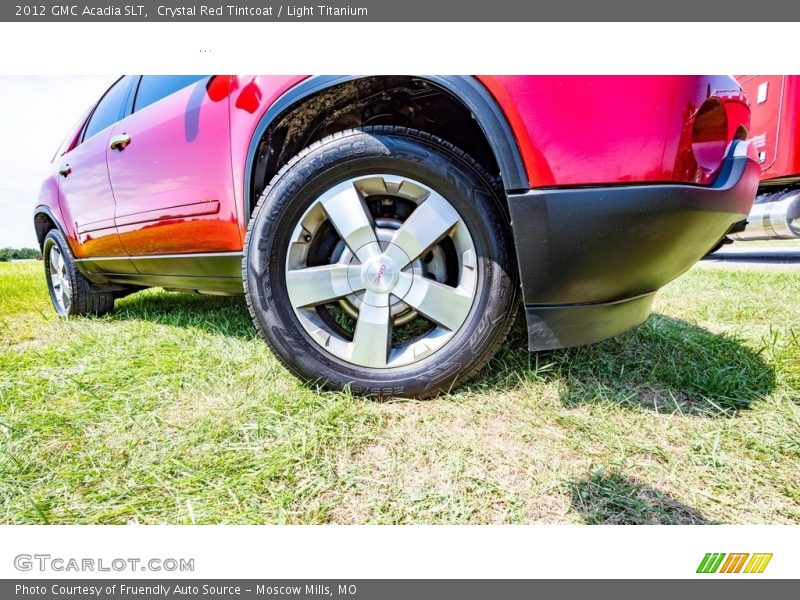 Crystal Red Tintcoat / Light Titanium 2012 GMC Acadia SLT