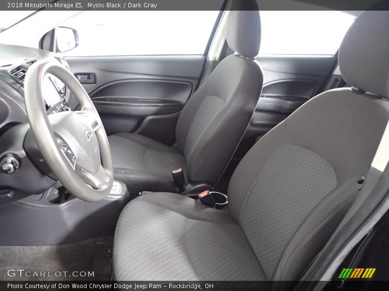 Mystic Black / Dark Gray 2018 Mitsubishi Mirage ES