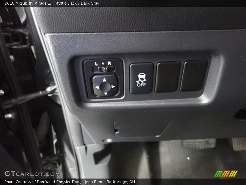 Mystic Black / Dark Gray 2018 Mitsubishi Mirage ES