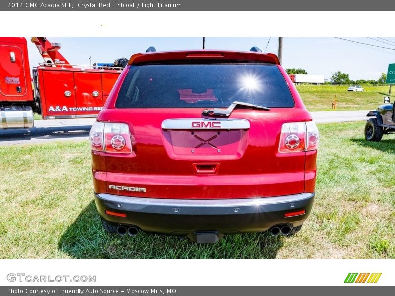 Crystal Red Tintcoat / Light Titanium 2012 GMC Acadia SLT