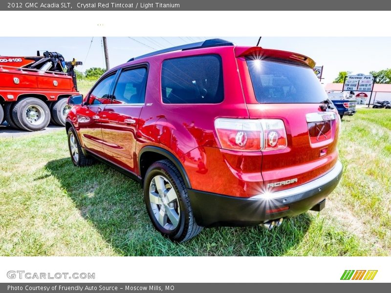 Crystal Red Tintcoat / Light Titanium 2012 GMC Acadia SLT