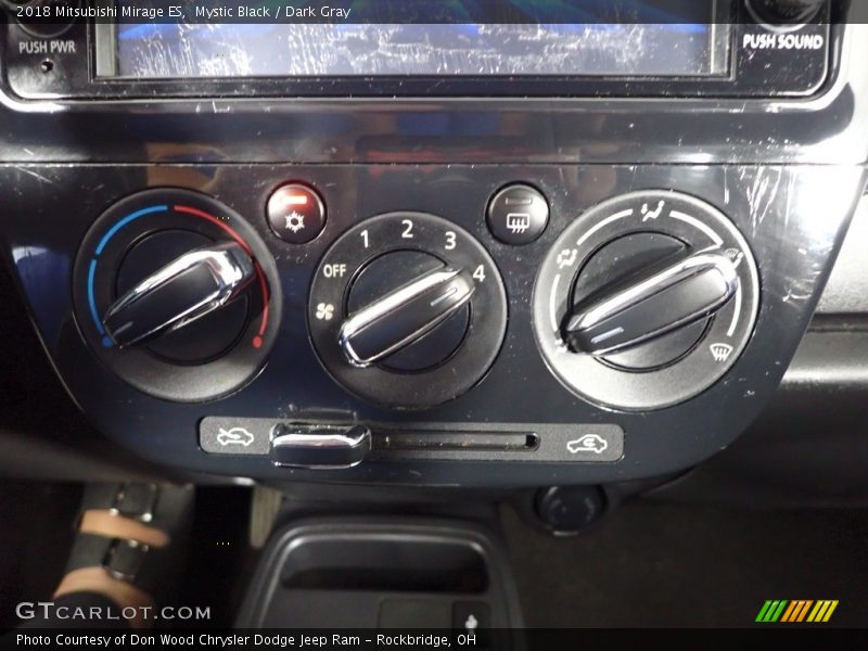 Controls of 2018 Mirage ES