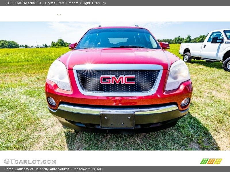 Crystal Red Tintcoat / Light Titanium 2012 GMC Acadia SLT