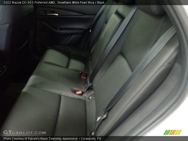 Snowflake White Pearl Mica / Black 2022 Mazda CX-30 S Preferred AWD