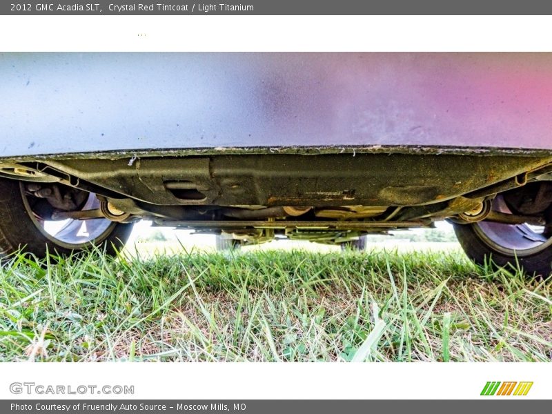 Crystal Red Tintcoat / Light Titanium 2012 GMC Acadia SLT