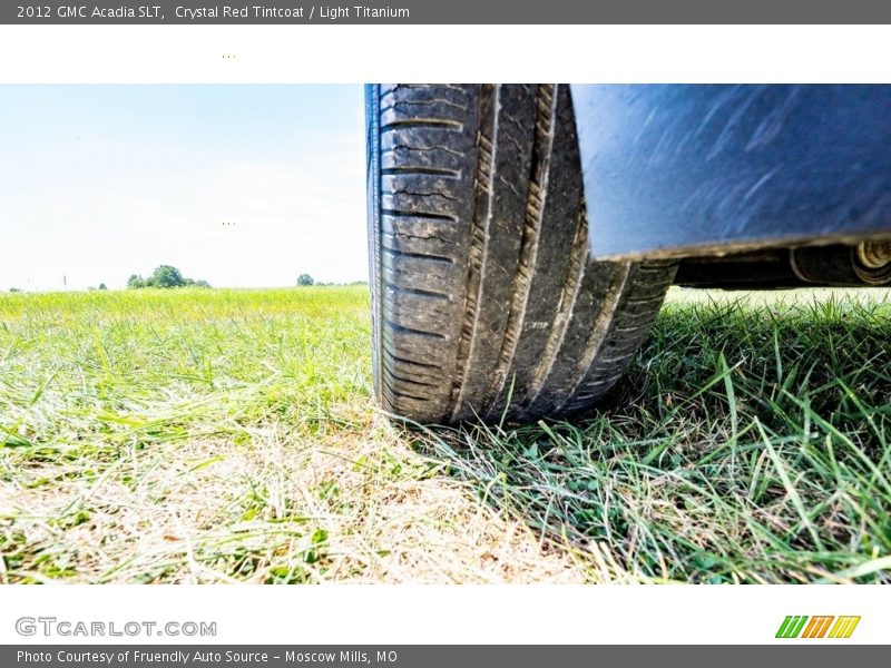 Crystal Red Tintcoat / Light Titanium 2012 GMC Acadia SLT