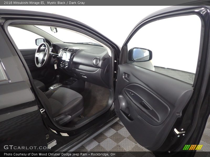 Mystic Black / Dark Gray 2018 Mitsubishi Mirage ES