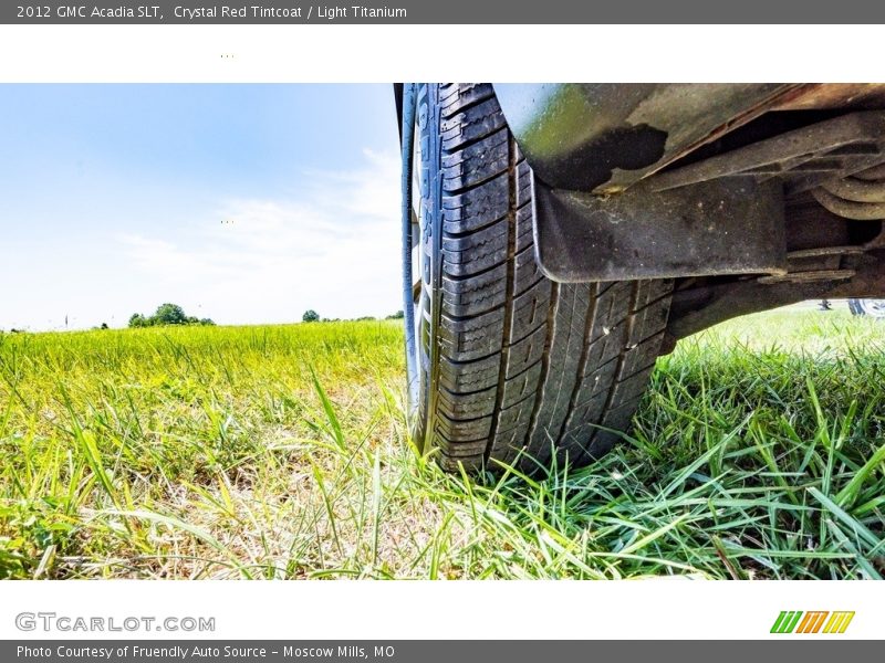 Crystal Red Tintcoat / Light Titanium 2012 GMC Acadia SLT