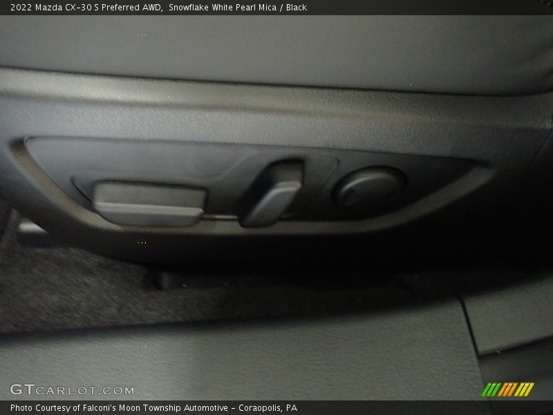 Snowflake White Pearl Mica / Black 2022 Mazda CX-30 S Preferred AWD