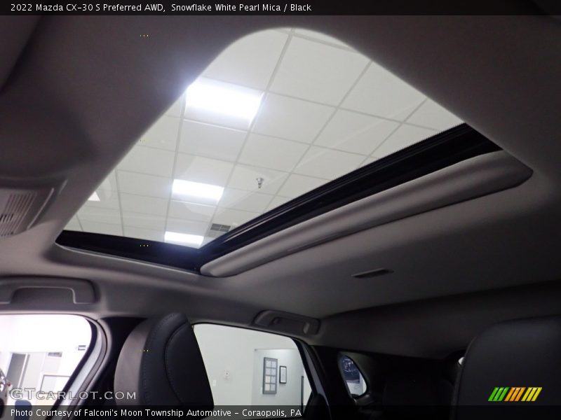 Snowflake White Pearl Mica / Black 2022 Mazda CX-30 S Preferred AWD