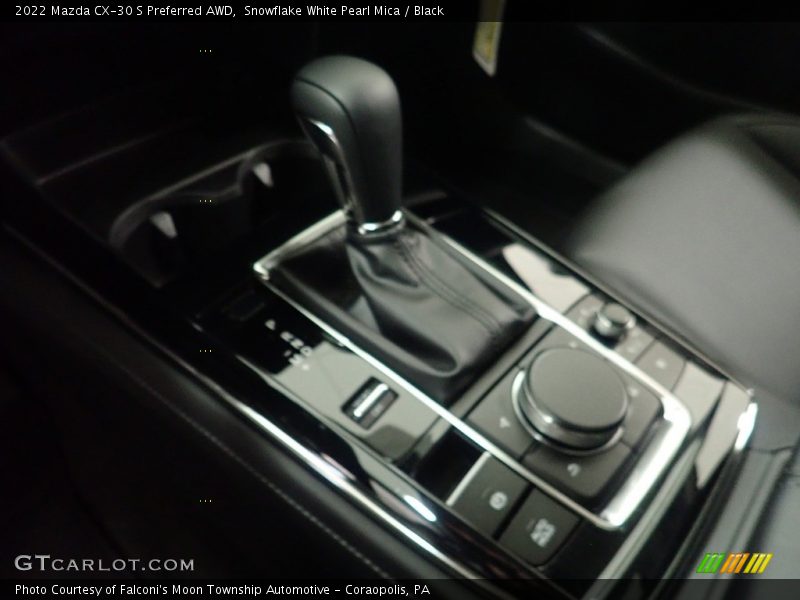 Snowflake White Pearl Mica / Black 2022 Mazda CX-30 S Preferred AWD