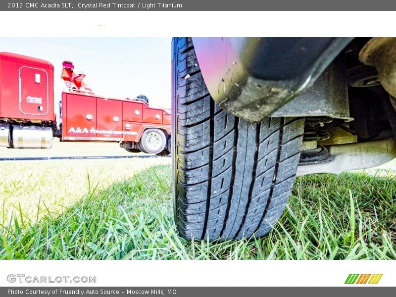 Crystal Red Tintcoat / Light Titanium 2012 GMC Acadia SLT