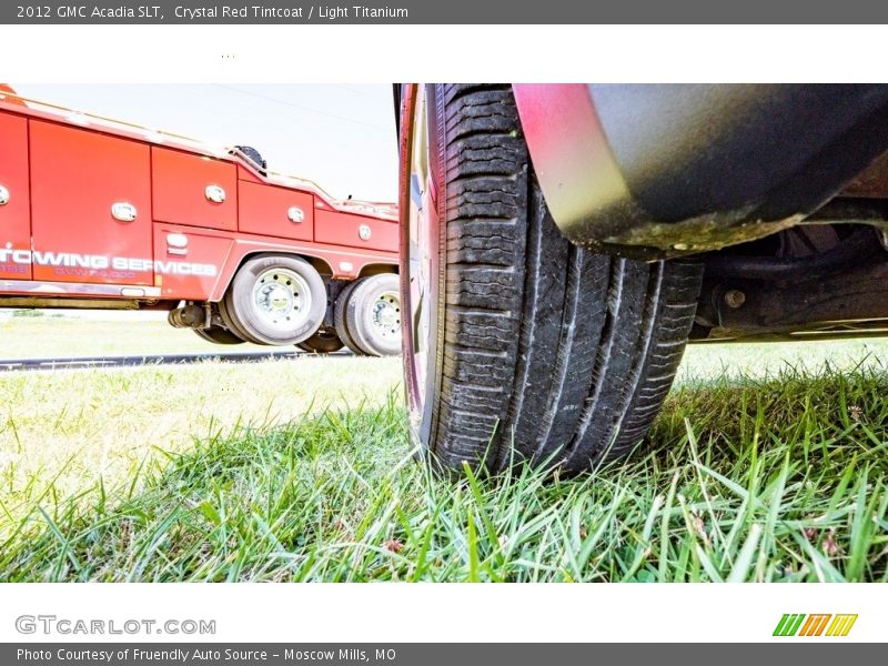 Crystal Red Tintcoat / Light Titanium 2012 GMC Acadia SLT