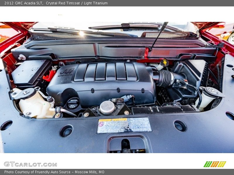 Crystal Red Tintcoat / Light Titanium 2012 GMC Acadia SLT
