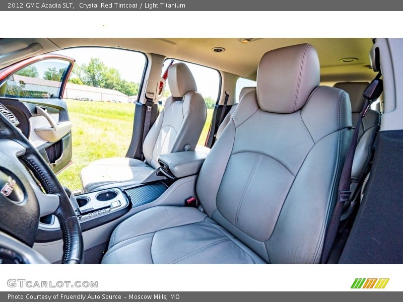 Crystal Red Tintcoat / Light Titanium 2012 GMC Acadia SLT