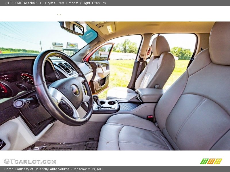 Crystal Red Tintcoat / Light Titanium 2012 GMC Acadia SLT