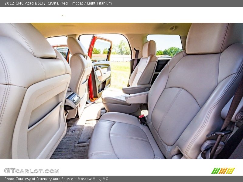 Crystal Red Tintcoat / Light Titanium 2012 GMC Acadia SLT