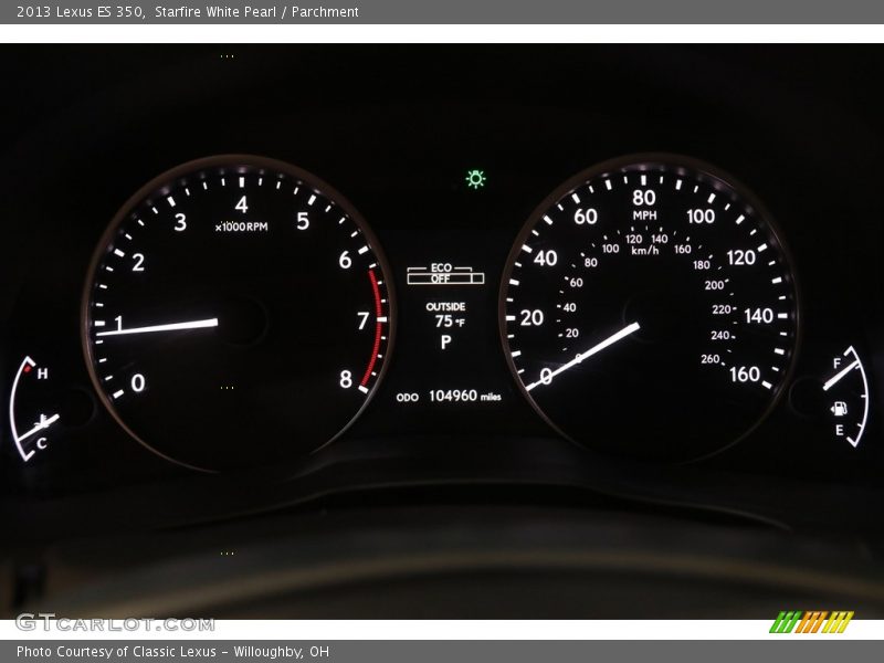 Starfire White Pearl / Parchment 2013 Lexus ES 350