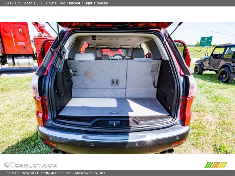 Crystal Red Tintcoat / Light Titanium 2012 GMC Acadia SLT
