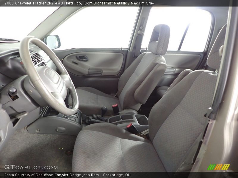 Light Bronzemist Metallic / Medium Gray 2003 Chevrolet Tracker ZR2 4WD Hard Top