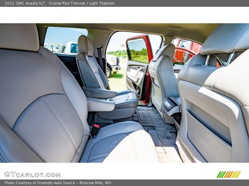 Crystal Red Tintcoat / Light Titanium 2012 GMC Acadia SLT