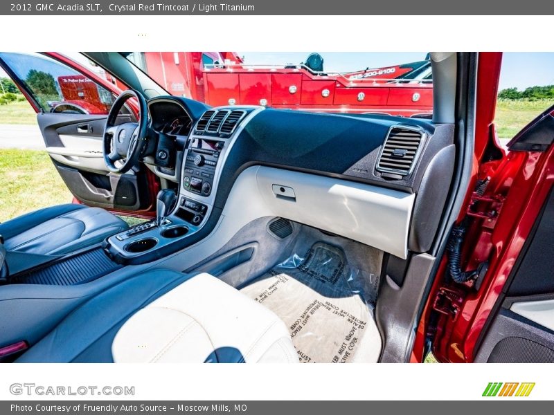 Crystal Red Tintcoat / Light Titanium 2012 GMC Acadia SLT