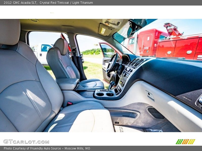 Crystal Red Tintcoat / Light Titanium 2012 GMC Acadia SLT