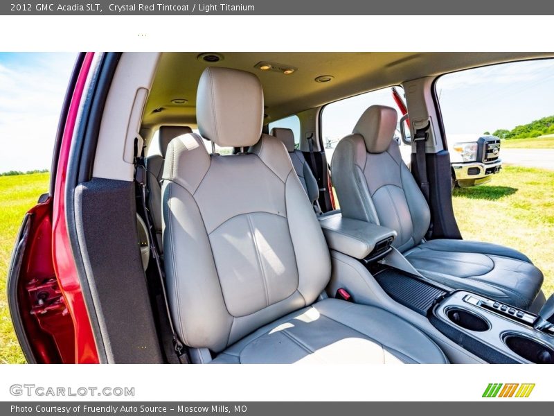 Crystal Red Tintcoat / Light Titanium 2012 GMC Acadia SLT