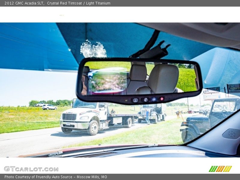 Crystal Red Tintcoat / Light Titanium 2012 GMC Acadia SLT