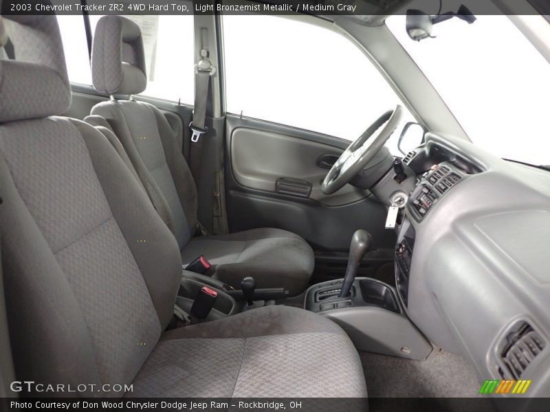 Light Bronzemist Metallic / Medium Gray 2003 Chevrolet Tracker ZR2 4WD Hard Top