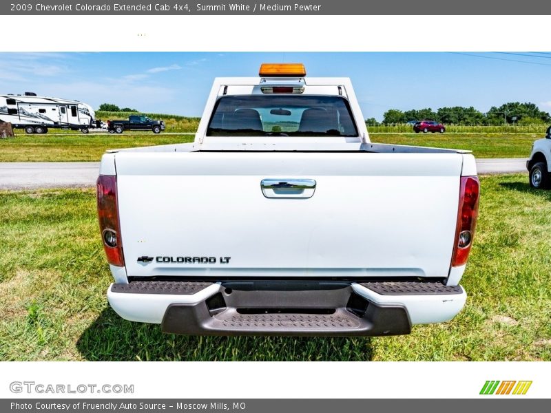 Summit White / Medium Pewter 2009 Chevrolet Colorado Extended Cab 4x4