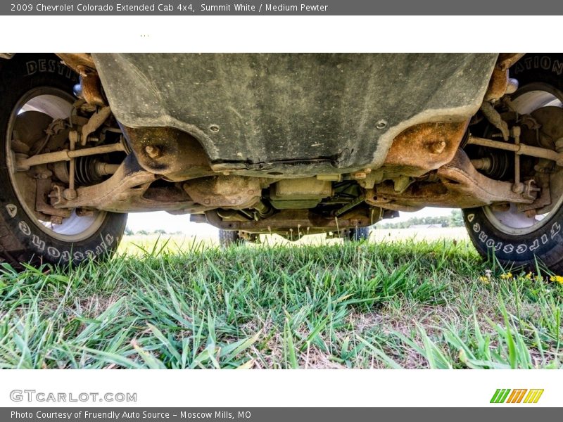 Summit White / Medium Pewter 2009 Chevrolet Colorado Extended Cab 4x4