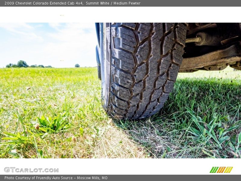 Summit White / Medium Pewter 2009 Chevrolet Colorado Extended Cab 4x4