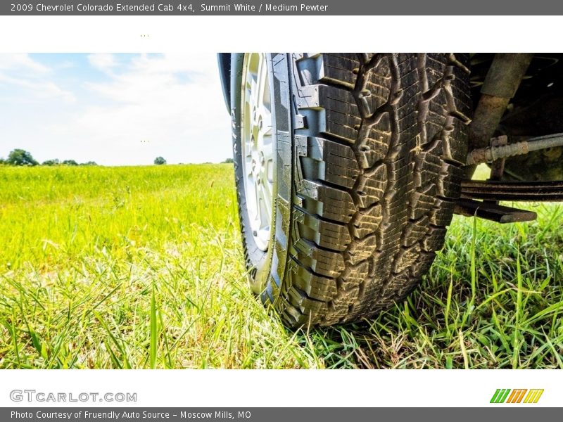 Summit White / Medium Pewter 2009 Chevrolet Colorado Extended Cab 4x4
