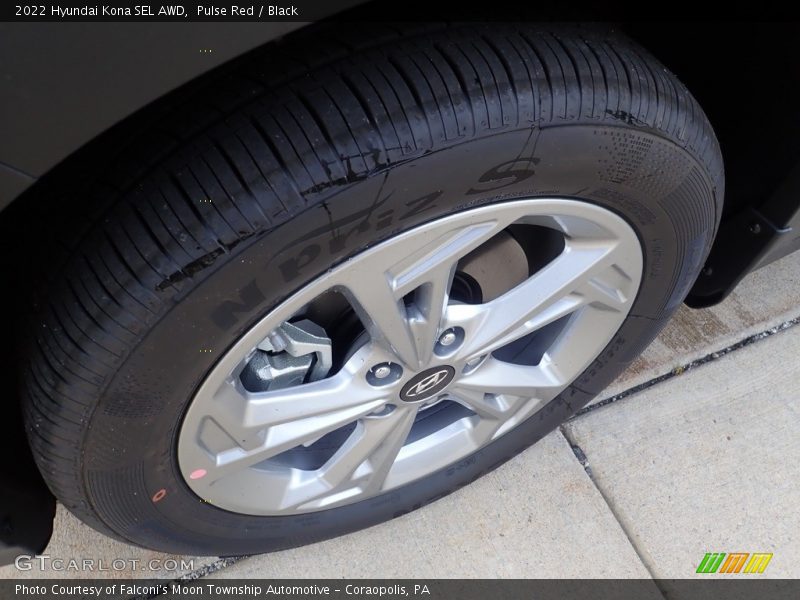 Pulse Red / Black 2022 Hyundai Kona SEL AWD