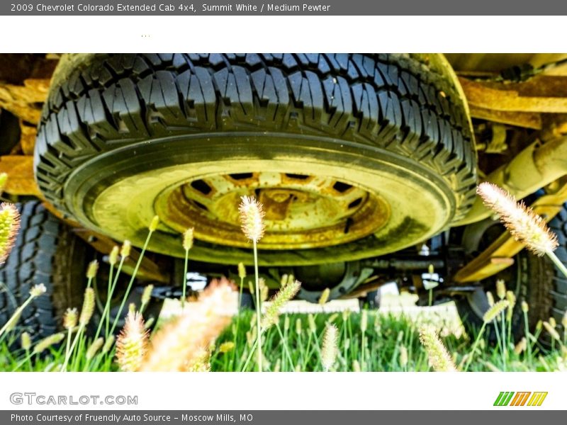 Summit White / Medium Pewter 2009 Chevrolet Colorado Extended Cab 4x4