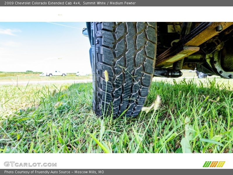 Summit White / Medium Pewter 2009 Chevrolet Colorado Extended Cab 4x4