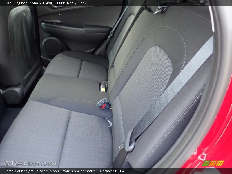 Pulse Red / Black 2022 Hyundai Kona SEL AWD