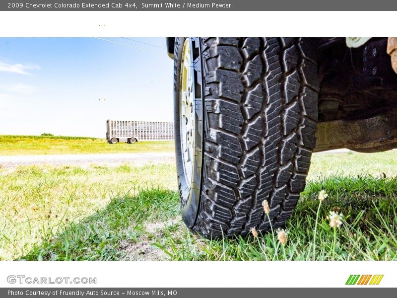 Summit White / Medium Pewter 2009 Chevrolet Colorado Extended Cab 4x4