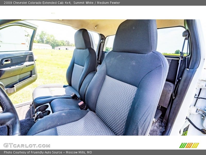 Summit White / Medium Pewter 2009 Chevrolet Colorado Extended Cab 4x4