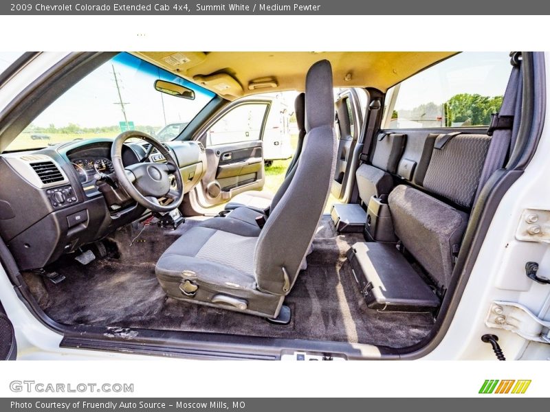 Summit White / Medium Pewter 2009 Chevrolet Colorado Extended Cab 4x4