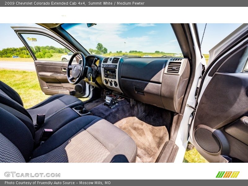 Summit White / Medium Pewter 2009 Chevrolet Colorado Extended Cab 4x4